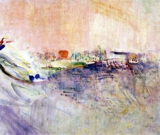 Job Hansen, Paterswoldse Meer, Groninger Museum, langdurig bruikleen collectie Stichting De Ploeg