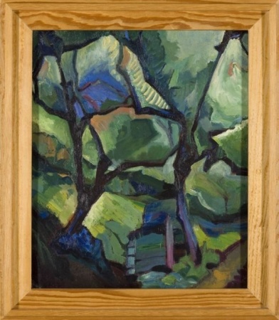 Alida Pott - Boomgaard Blauwborgje, Groninger Museum, langdurig bruikleen collectie Stichting De Ploeg
