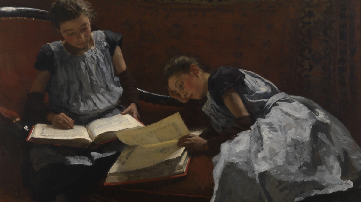 Willem Bastiaan Tholen: De gezusters Arntzenius 1895 Collectie Museum Gouda