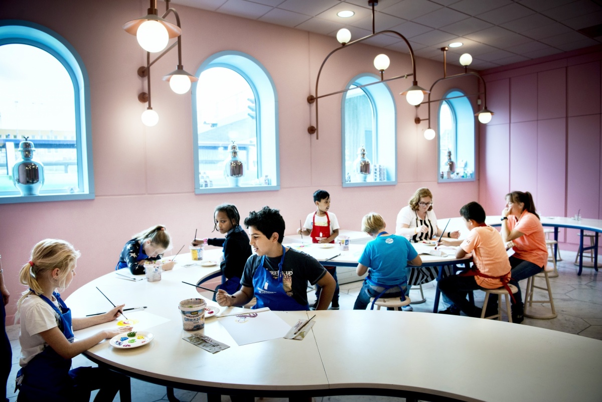 Aan de slag in het atelier