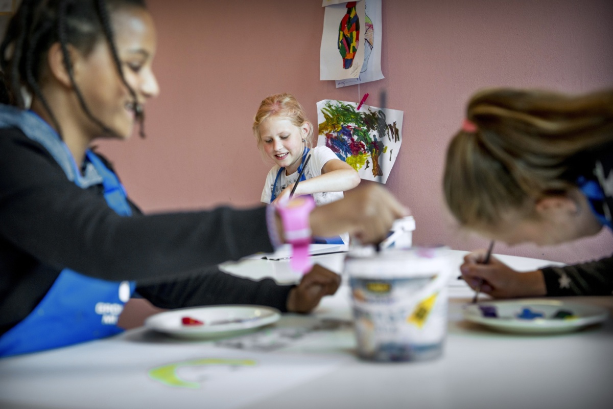 Activiteit in het atelier