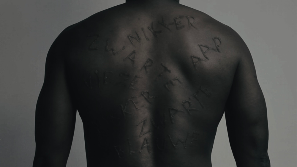 Screenshot from Keloïd, short video by Faisel Saro, 2022