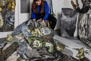 Portretfoto Susanna Inglada, fotografie Saskia Hardus 