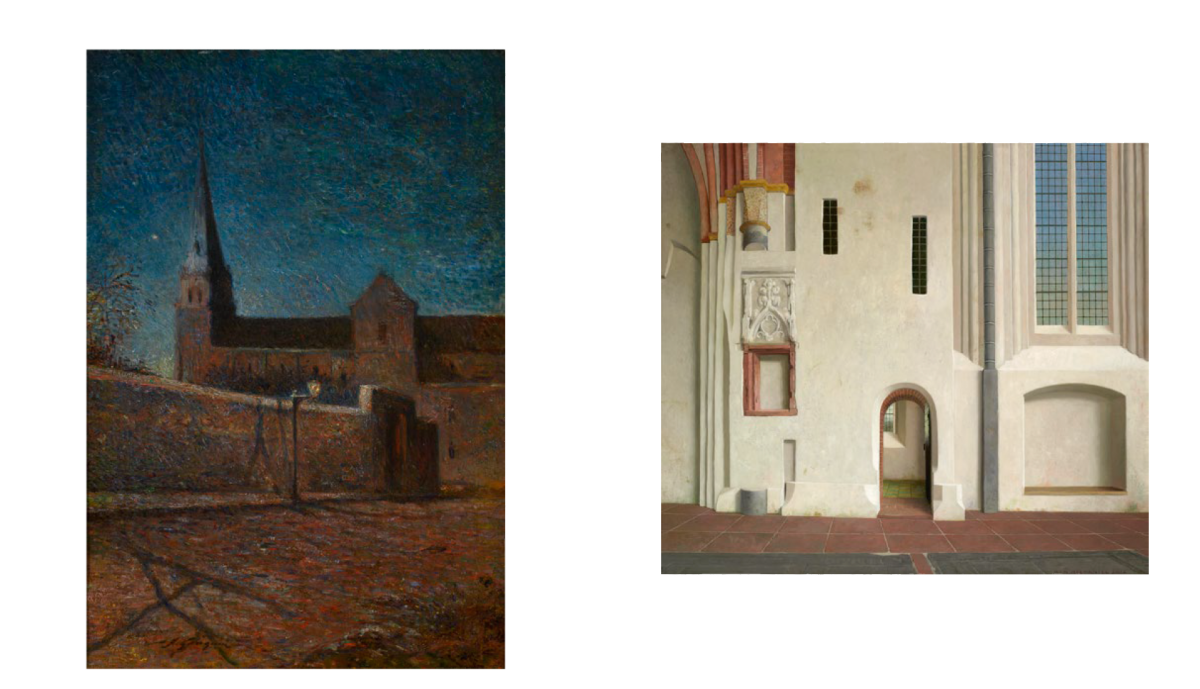 Die Kirche von Vaugirard & Nordwand des Chors der Nicolai-Kirche in Appingedam