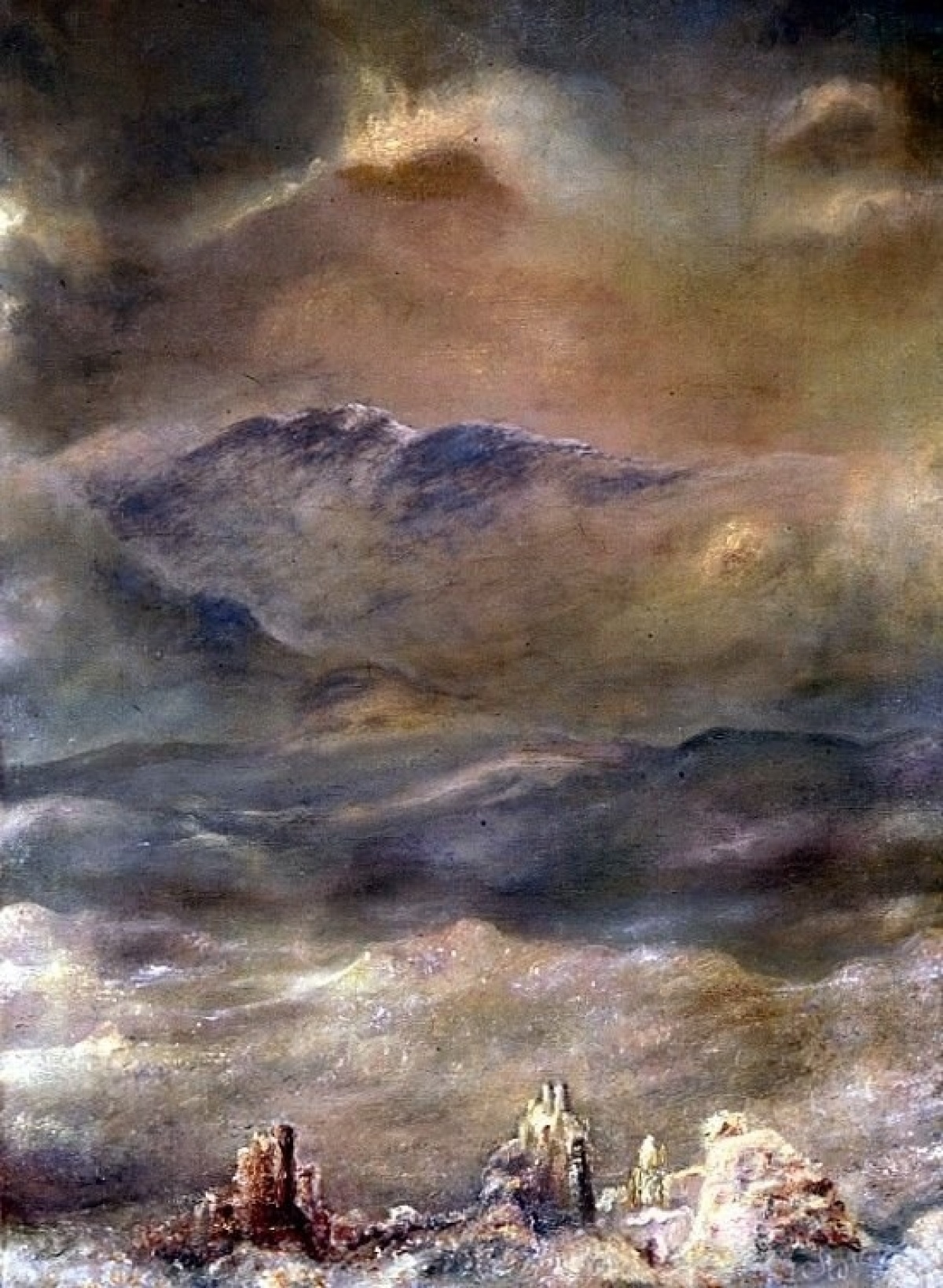 Hendrik de Vries, Ruines in de Sierra, Groninger Museum, langdurig bruikleen collectie Stichting De Ploeg