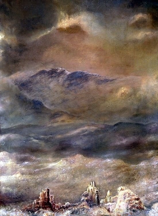 Hendrik de Vries, Ruines in de Sierra, Groninger Museum, langdurig bruikleen collectie Stichting De Ploeg