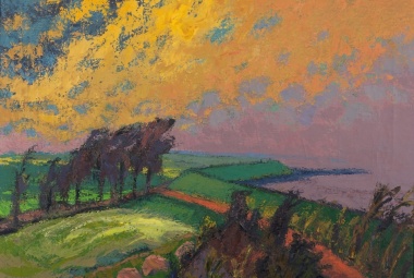 Jannes de Vries, Dijk bij Nansum, Groninger Museum, langdurig bruikleen collectie Stichting De Ploeg