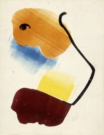 Hendrik Nicolaas Werkman, Twee maskers, Groninger Museum, langdurig bruikleen collectie Stichting De Ploeg