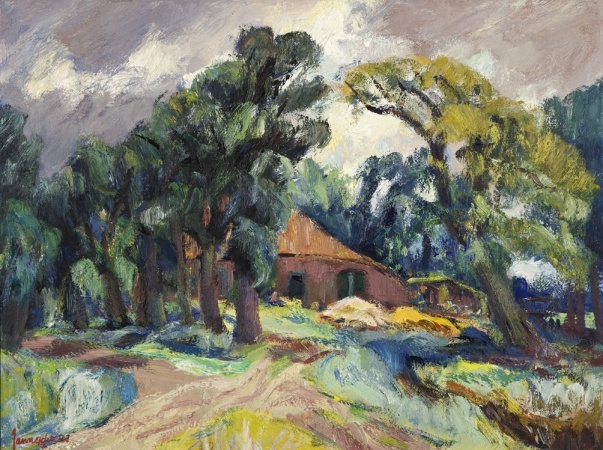 Jannes de Vries, Boerderij Westerwolde, 1960. Groninger Museum, langdurig bruikleen collectie Stichting De Ploeg 1992 0314