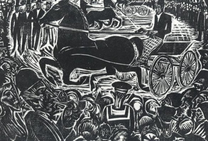 Johan Dijkstra, Concours Hippique, Collectie Stichting De Ploeg