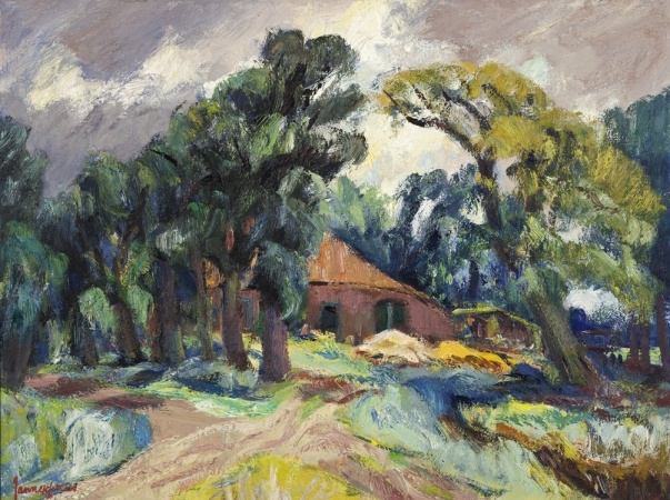 Jannes de Vries, Boerderij Westerwolde, 1960. Groninger Museum, langdurig bruikleen collectie Stichting De Ploeg 1992 0314