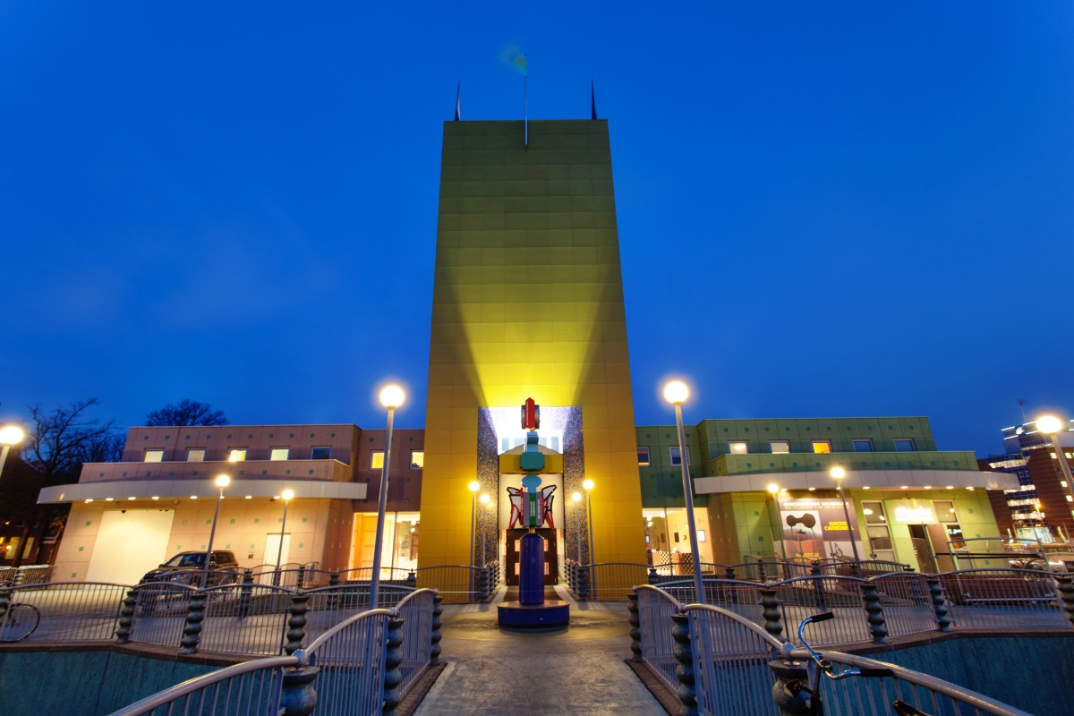 Het Groninger Museum, foto gemaakt door Michelle Wever
