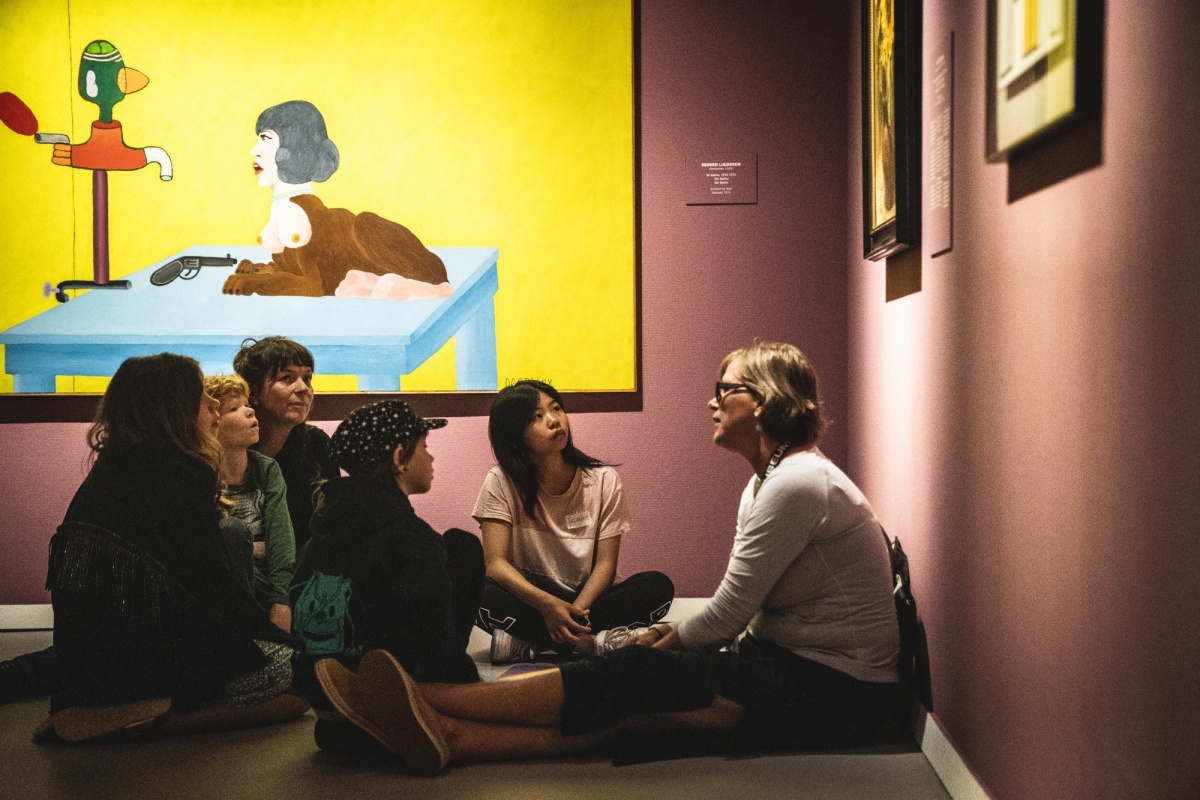 De JuniorClub op bezoek in het museum