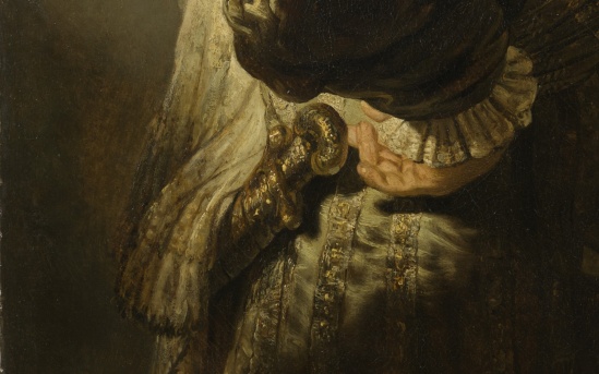 De vaandeldrager, Rembrandt, 1636. Aankoop door de Staat der Nederlanden met steun van de leden van de Vereniging Rembrandt, de VriendenLoterij en het Rijksmuseum Fonds.