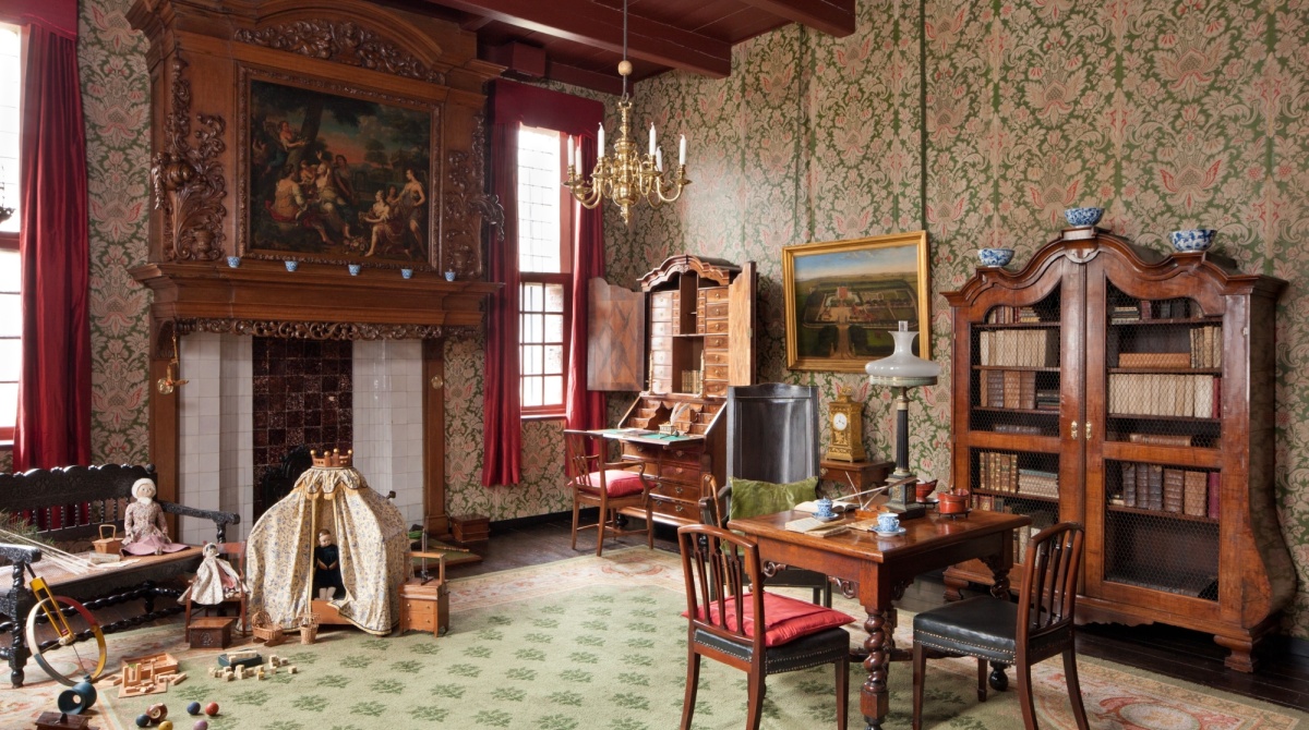 Studeerkamer in de Menkemaborg