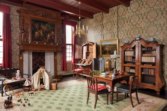 Studeerkamer in de Menkemaborg