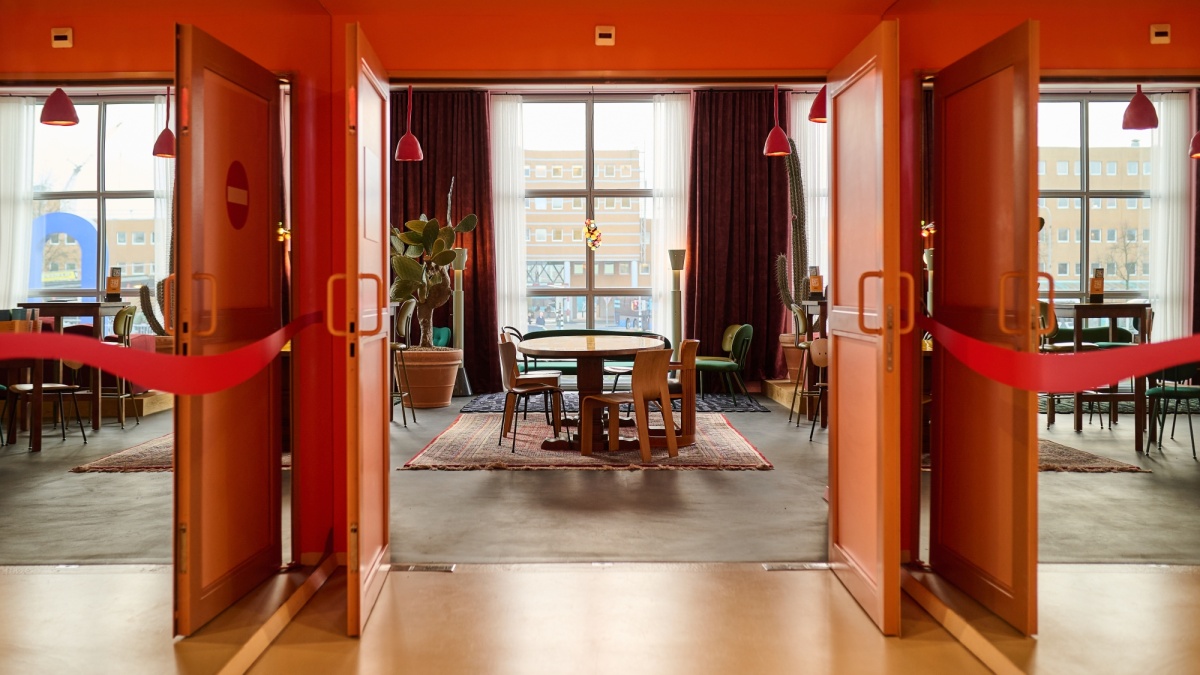 Café Groninger Museum, foto Douwe de Boer