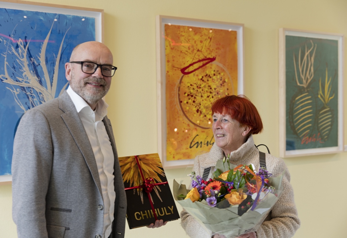 100.000ste bezoeker Chihuly