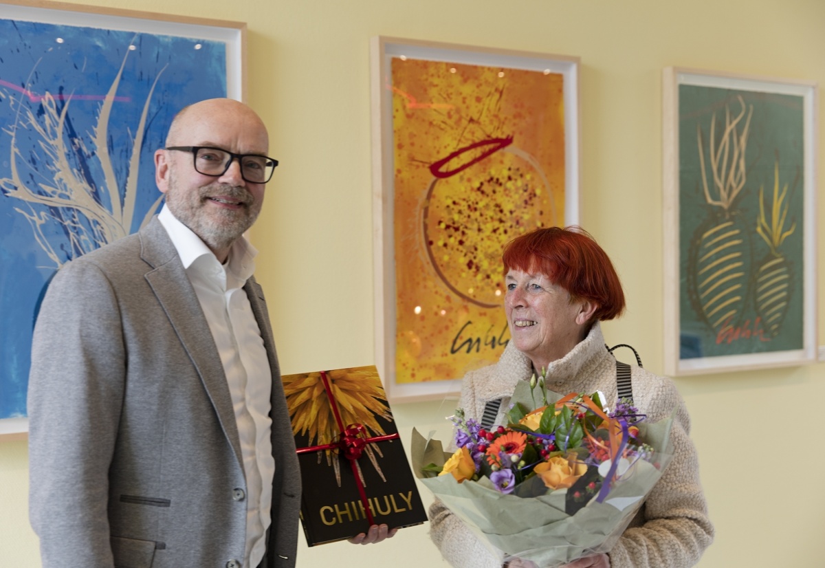 100.000ste bezoeker Chihuly