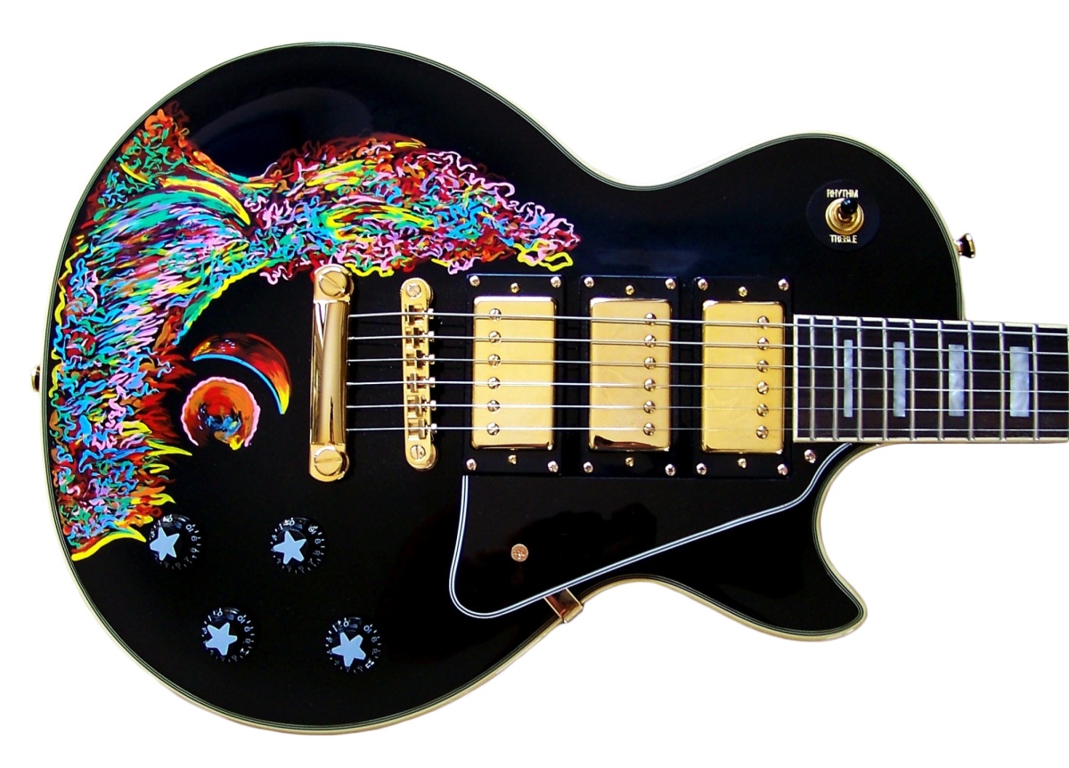 Gibson Les Paul Custom, 1957, painted by Keith Richards