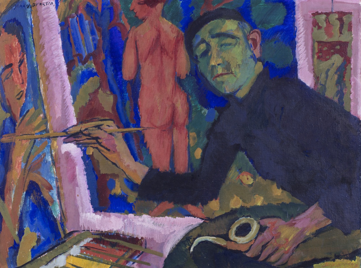 Johan Dijkstra, Porträt von Jan Wiegers,1926