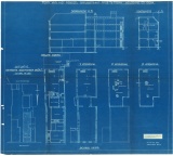 Blueprints of the buildings of Museum aan de A. Collection Groninger Archives