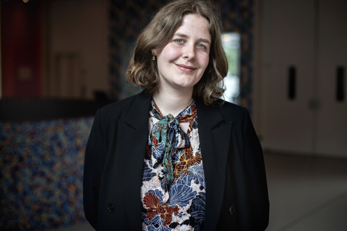 Conservator in Opleiding Elske Frentz, foto: Siese Veenstra