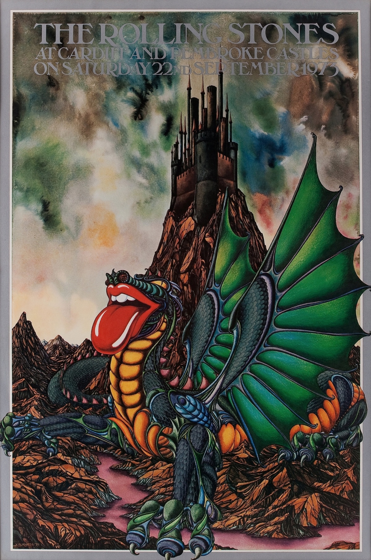 The Rolling stones- Cardiff and Pembroke Castle