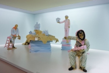 Folkert de Jong, The Sculptor The Devil and The Architect, 2006 (styrofoam gepigmenteerd polyurethaanschuim)