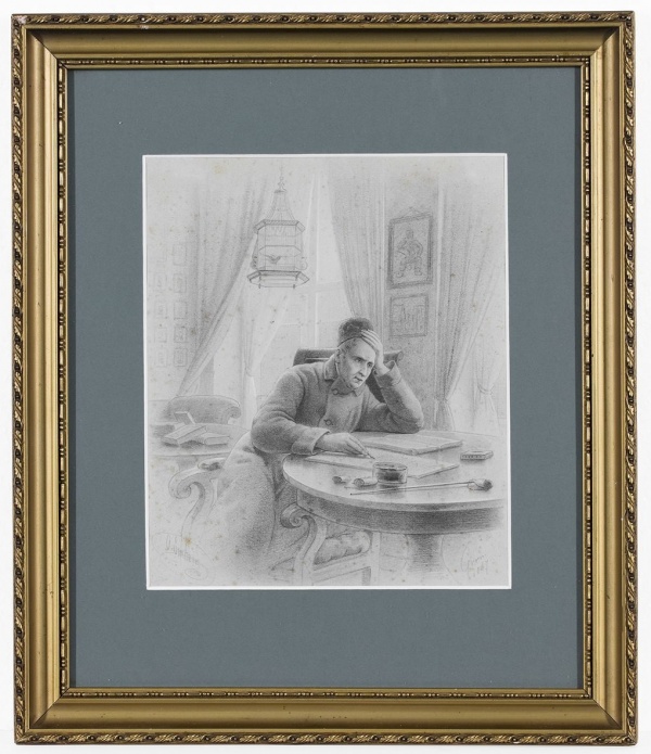 Portret van Jan J. A. Goeveneur door Otto Eerelman
