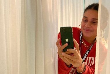 Milan tijdens haar stage online communicatie 2023