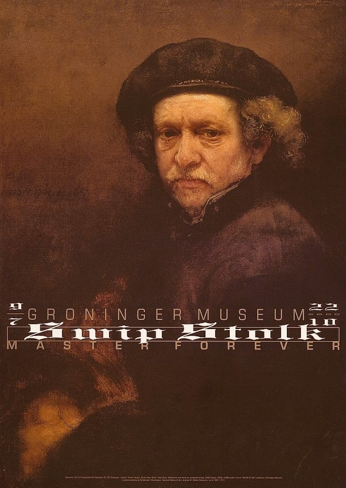 8. Swip Stolk - Master Forever - Affiche afscheidstentoonstelling 2000