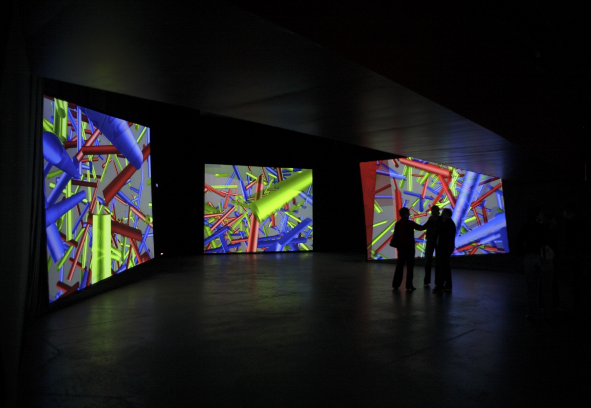 P. Struycken, Dynamic colour space for the composition …explosante-fixe… (1971–1993) by Pierre Boulez, 2004–2007, photo: Marten de Leeuw