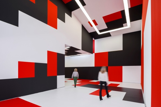 Peter Struycken Transformation Hedge House 2019 in kasteel Wijlre