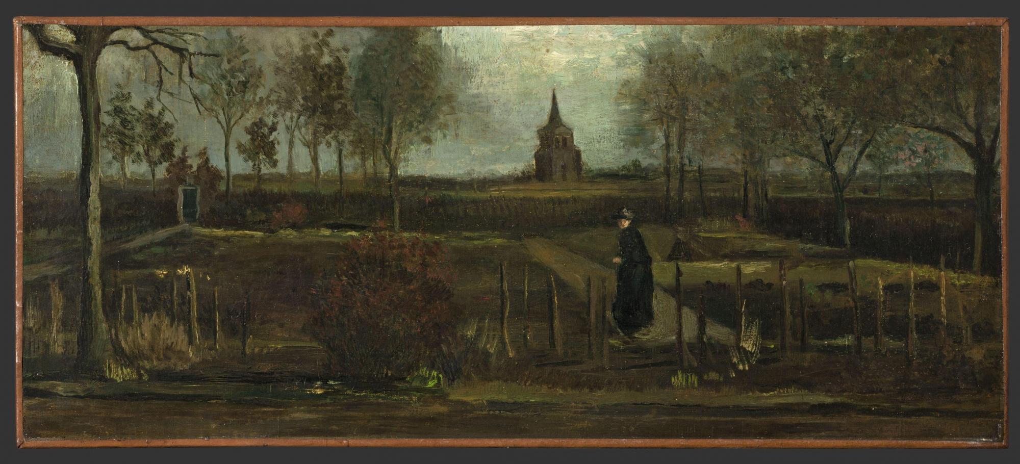 Vincent van Gogh, The Parsonage Garden at Nuenen, 1884, Singer Laren Museum, Laren, The Nederlands, Stolen in 2020