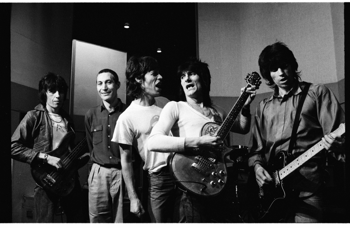 The Rolling Stones fotografiert von Helmut Lang