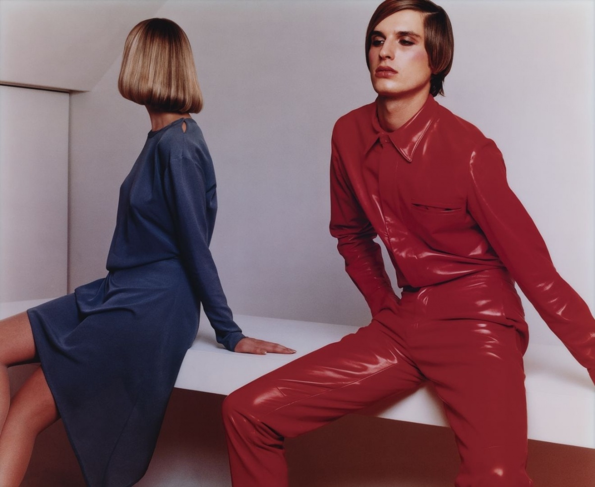 Frederique and Sasha, Inez van Lamsweerde, Vinoodh Matadin (stylist), Karin Spijker (beeldmanipulatie), Vogue Hommes International (opdrachtgever) 1996