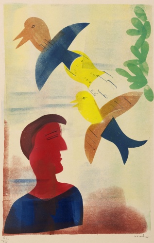 H. N. Werkman, Chassidische legenden II De taal der vogelen, 1943
