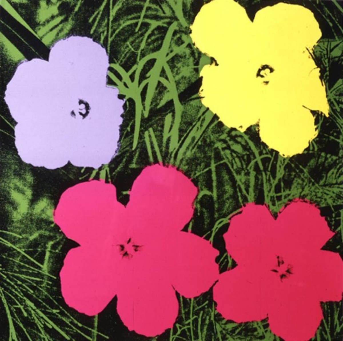 Flowers, Andy Warhol, 1970, zeefdruk