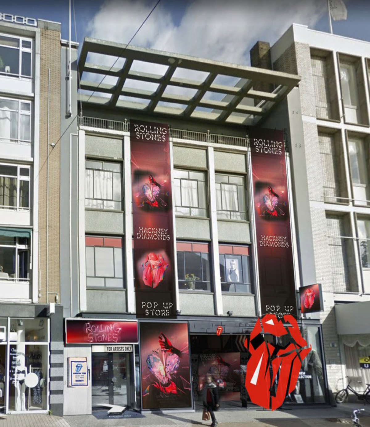 Pop Up Store The Rolling Stones Grote Markt Groningen