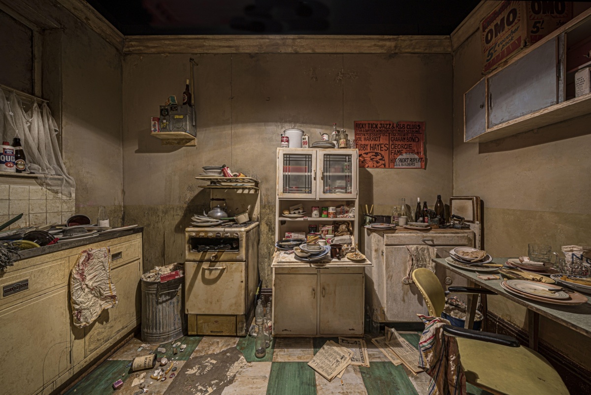 Rolling Stones appartement Edith Grove keuken - Peter Tahl