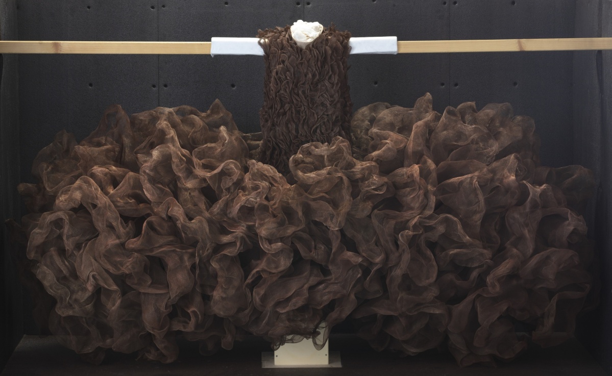 Iris van Herpen, ontwerp uit de collectie Refinery Smoke, 2008