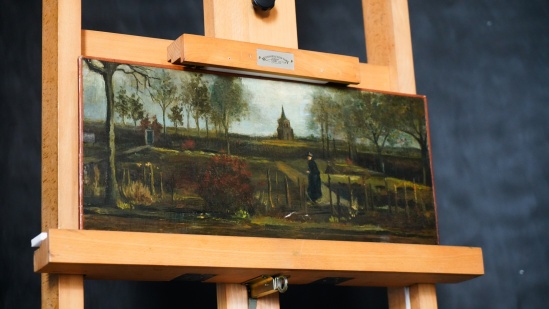 Vincent van Gogh - "Lentetuin", de pastorietuin te Nuenen in het voorjaar, 1884, Groninger Museum
