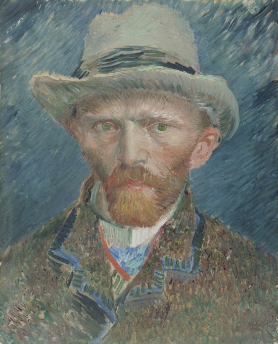 Vincent van Gogh Zelfportret 1887, collectie Rijksmuseum