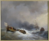 Wijnand Nuijen, Op weg naar het admiraalschip, 1838