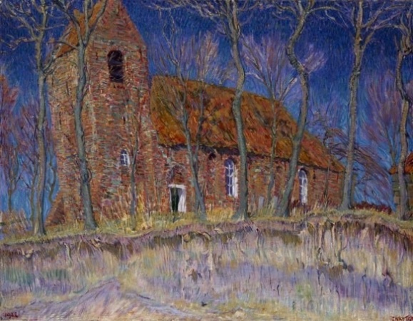 Johan Dijkstra, Church in Oostum