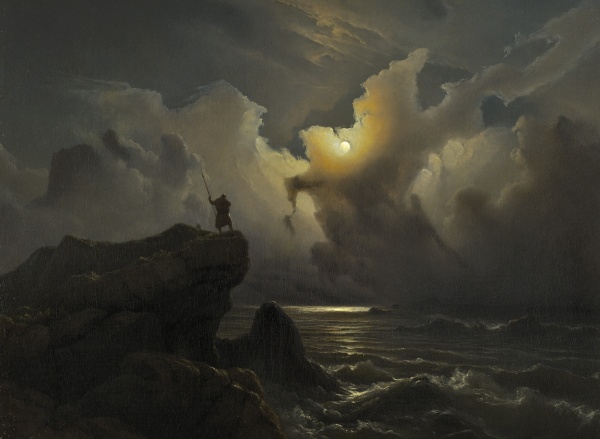 Knud Baade, Szene aus der Zeit der norwegischen sagas, 1850
