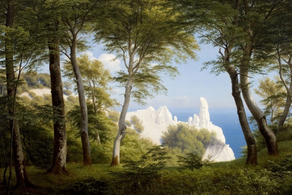 Skovgaard, Blick auf das Meer von Møns Klint