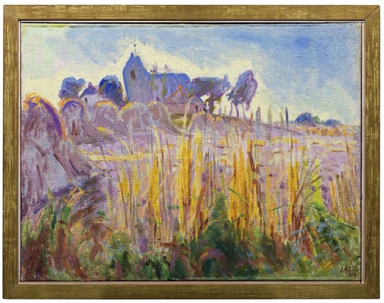 Jan Altink Kerkje te Oostum (1958)
