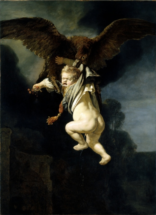 Rembrandt Van Rijn, De Roof Van Ganymedes